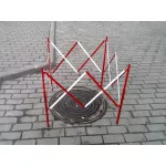 Раздвижное ограждение квадратное  (цельное)