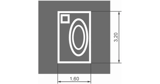 Трафарет для дорожной разметки  1.24.4 «ФОТОВИДЕОФИКСАЦИЯ»